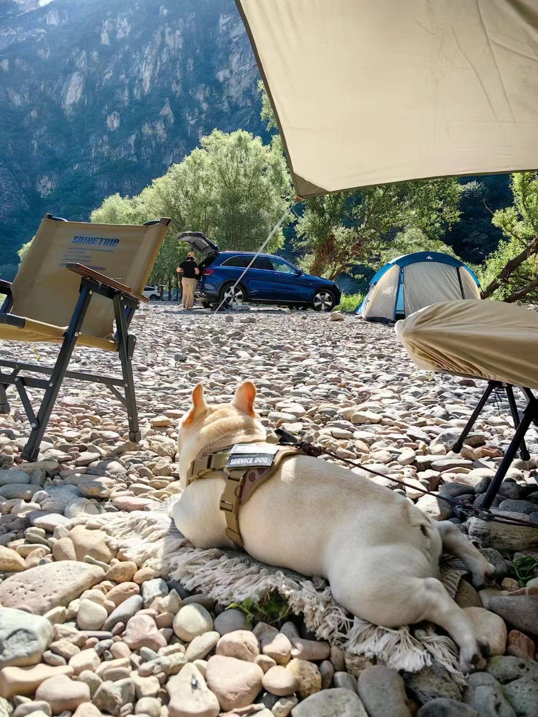 北京懷柔白河灣。受訪者供圖