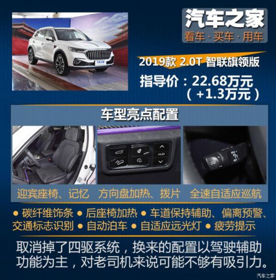 一汽紅旗 紅旗HS5 2019款 2.0T 智聯(lián)旗領四驅(qū)版